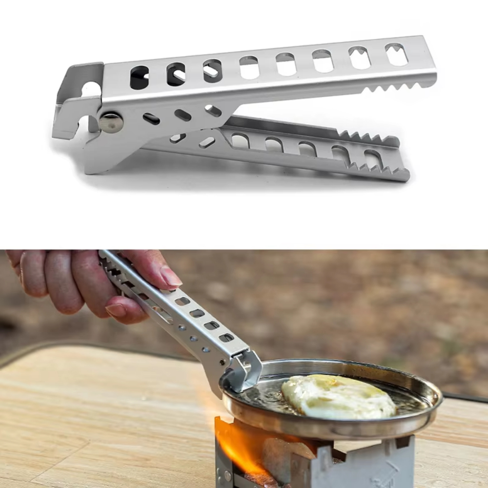 Camping Cooking Kettle - Outdoor Aluminium Anti-hot Alloy Clip Bowl