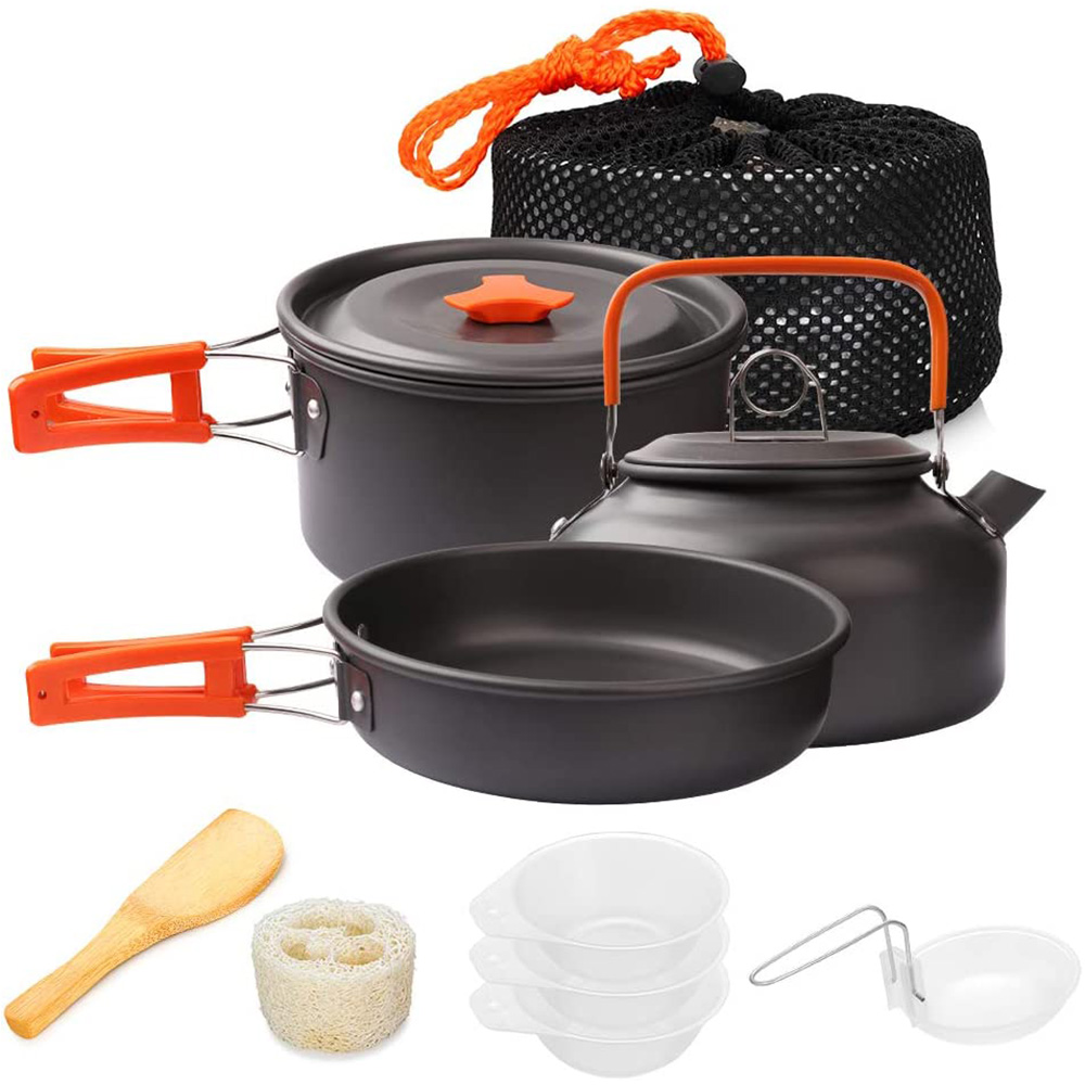Camping Cooking Kits - 1pcs/1set Camping Cookware Kit Outdoor Cooking