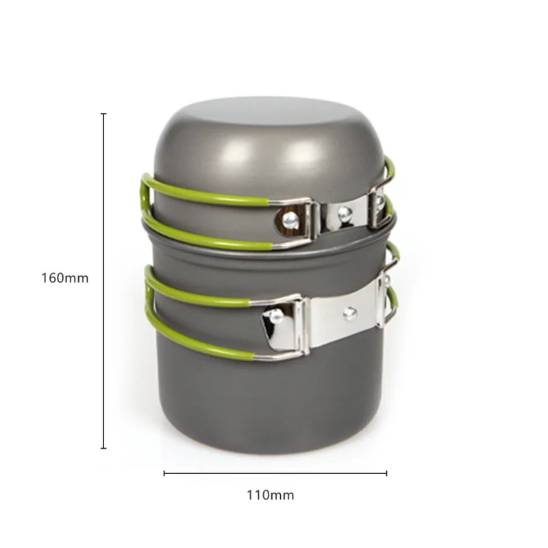 Ultralight Camping Pot Set: Ca - огляд і ціна Camping Cooking Mess Kit