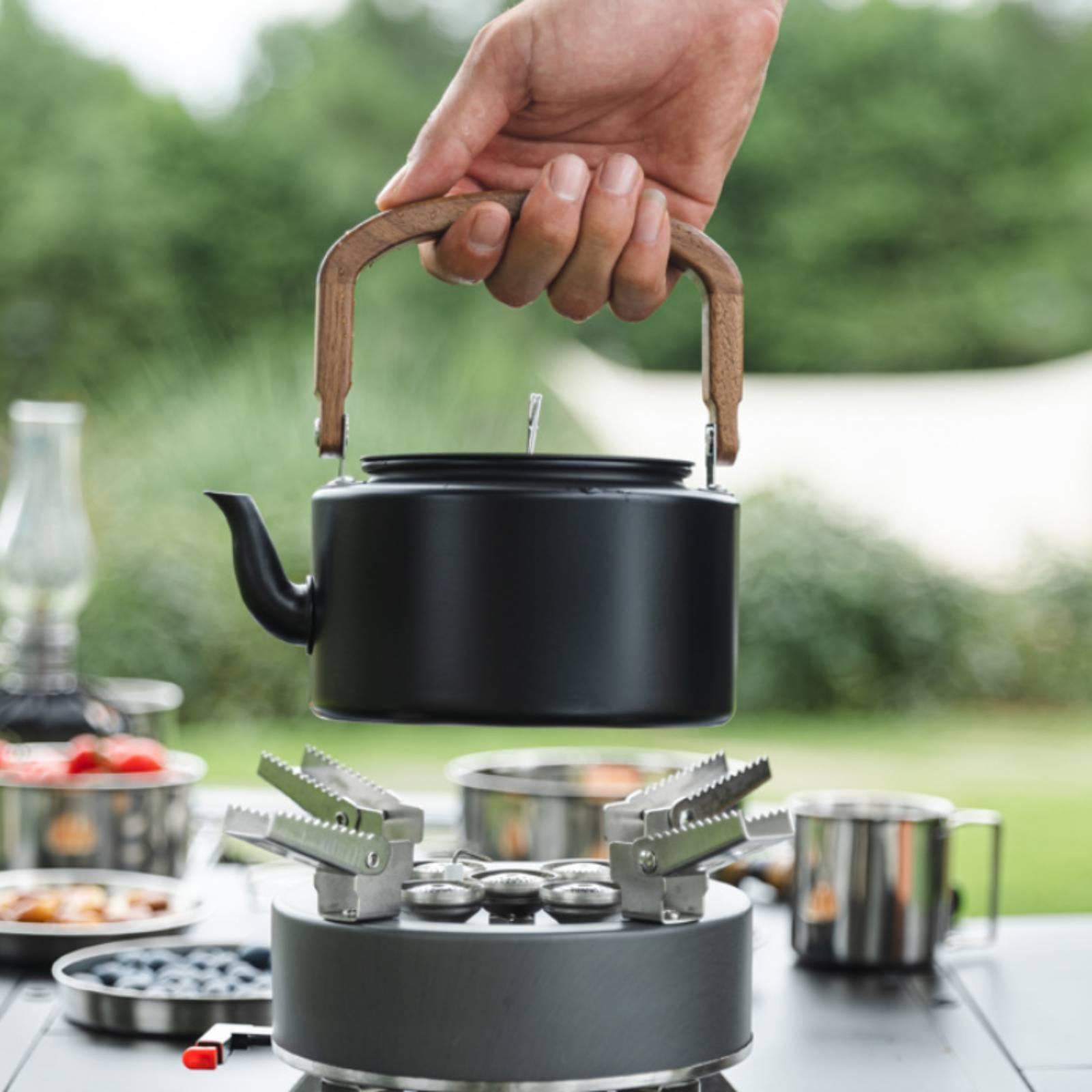 Portable Aluminum Alloy Kettle - огляд і ціна Camping Cooking Kettle