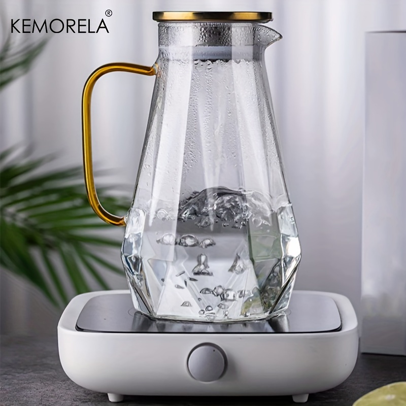 1PCS Diamond Texture Glass Tea - огляд і ціна Camping Cooking Kettle
