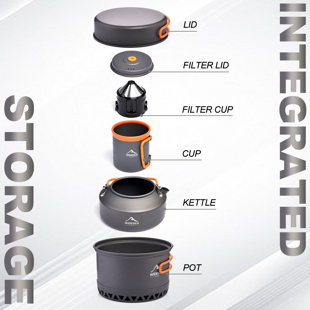 Camping Tableware Outdoor Cook - огляд і ціна Camping Cooking Kits