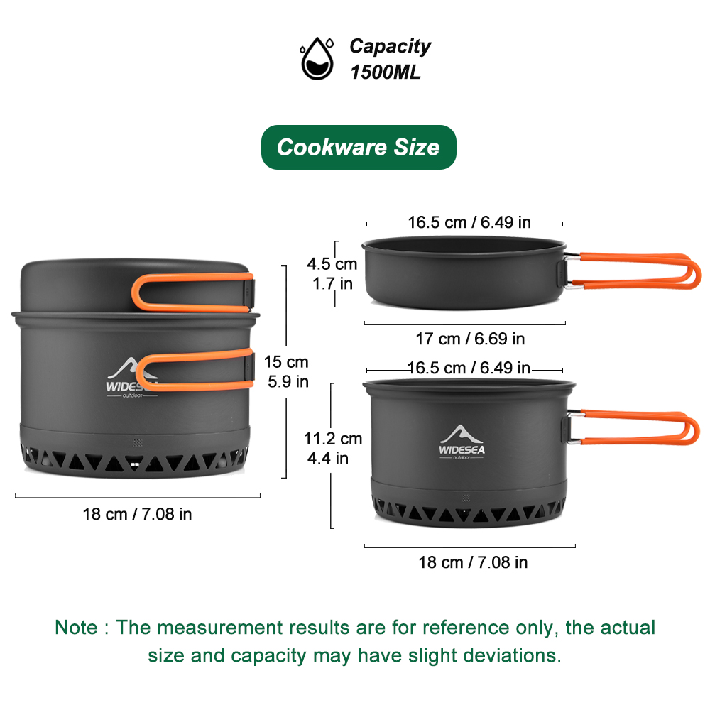 Camping Tableware Outdoor Cook - огляд і ціна Camping Cooking Kits