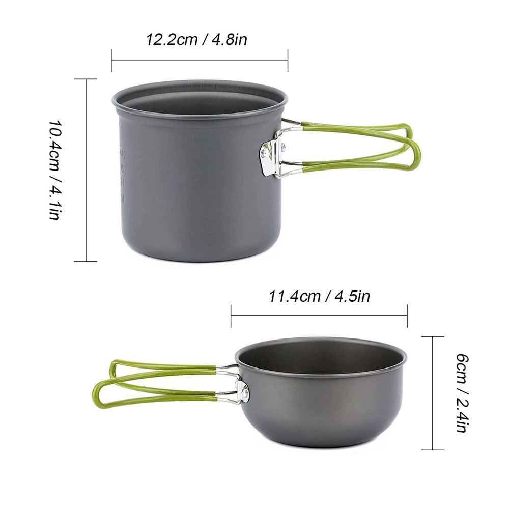 Camping Cookware Mess Kit Ultr - огляд і ціна Camping Cooking Mess Kit