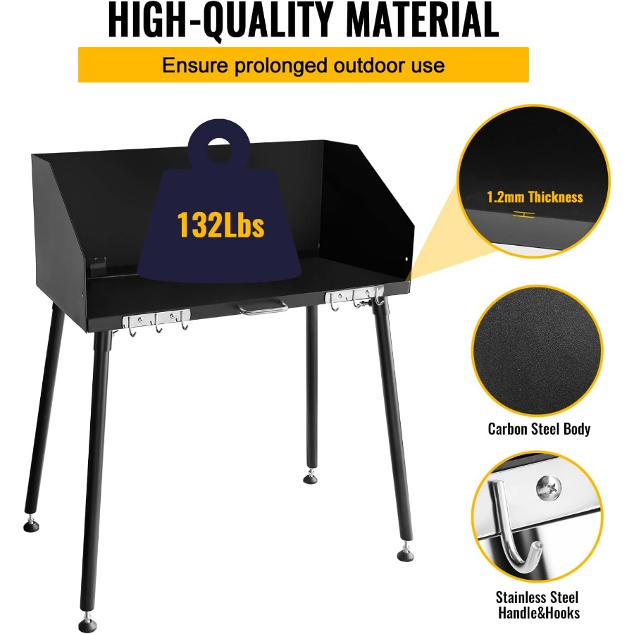 30 x 16 Inch Carbon Steel Dutc - огляд і ціна Camping Cooking Dutch Oven