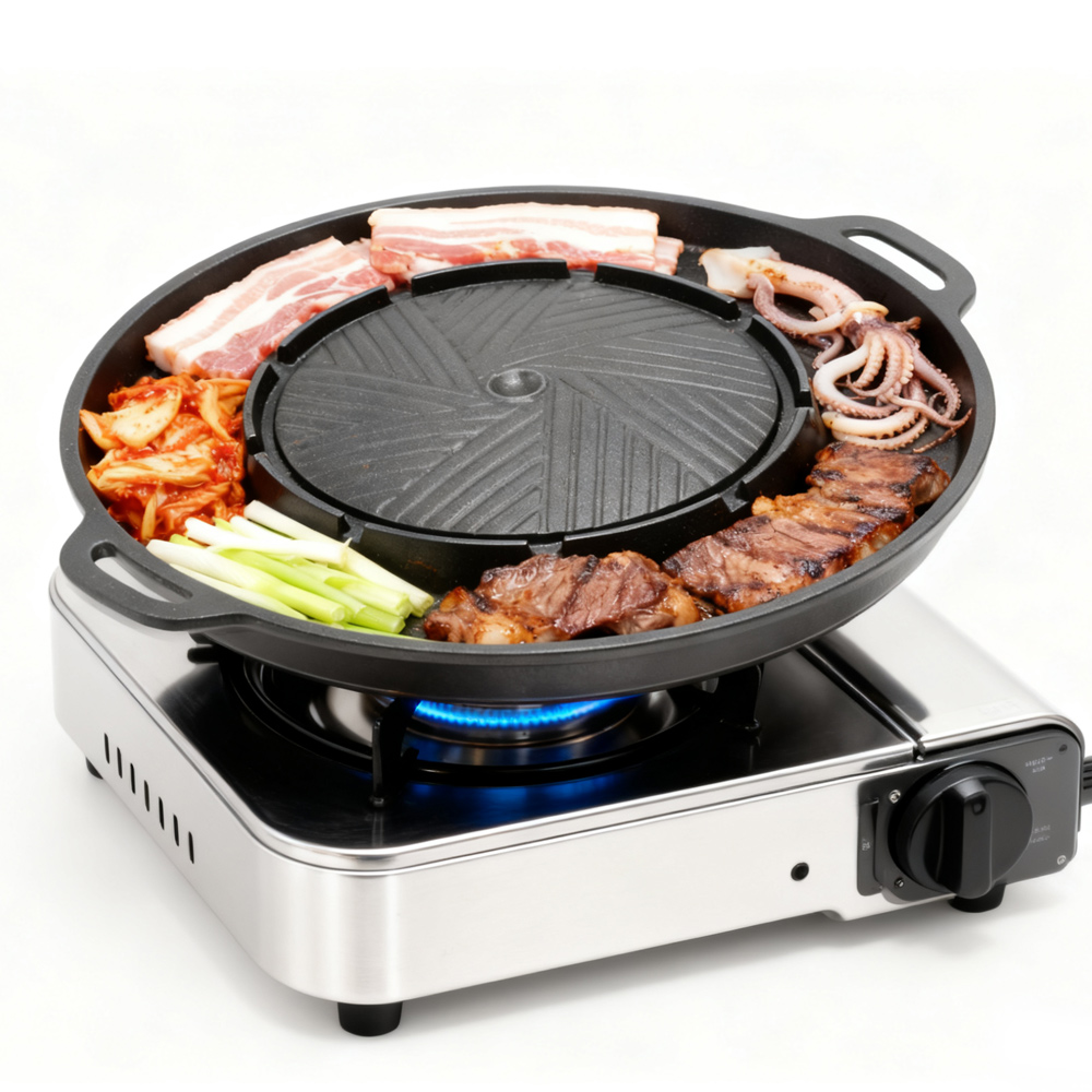 KOSUN Korean BBQ Grill Pan 2 i - огляд і ціна Camping Cooking Dishes