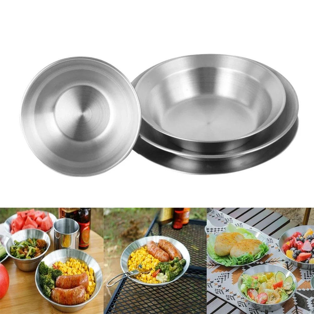Stainless Steel Dinnerware Set - огляд і ціна Camping Cooking Dishes