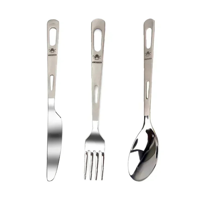 HWZBBEN Titanium Fork Spoon Kn - огляд і ціна Camping Cooking Kits