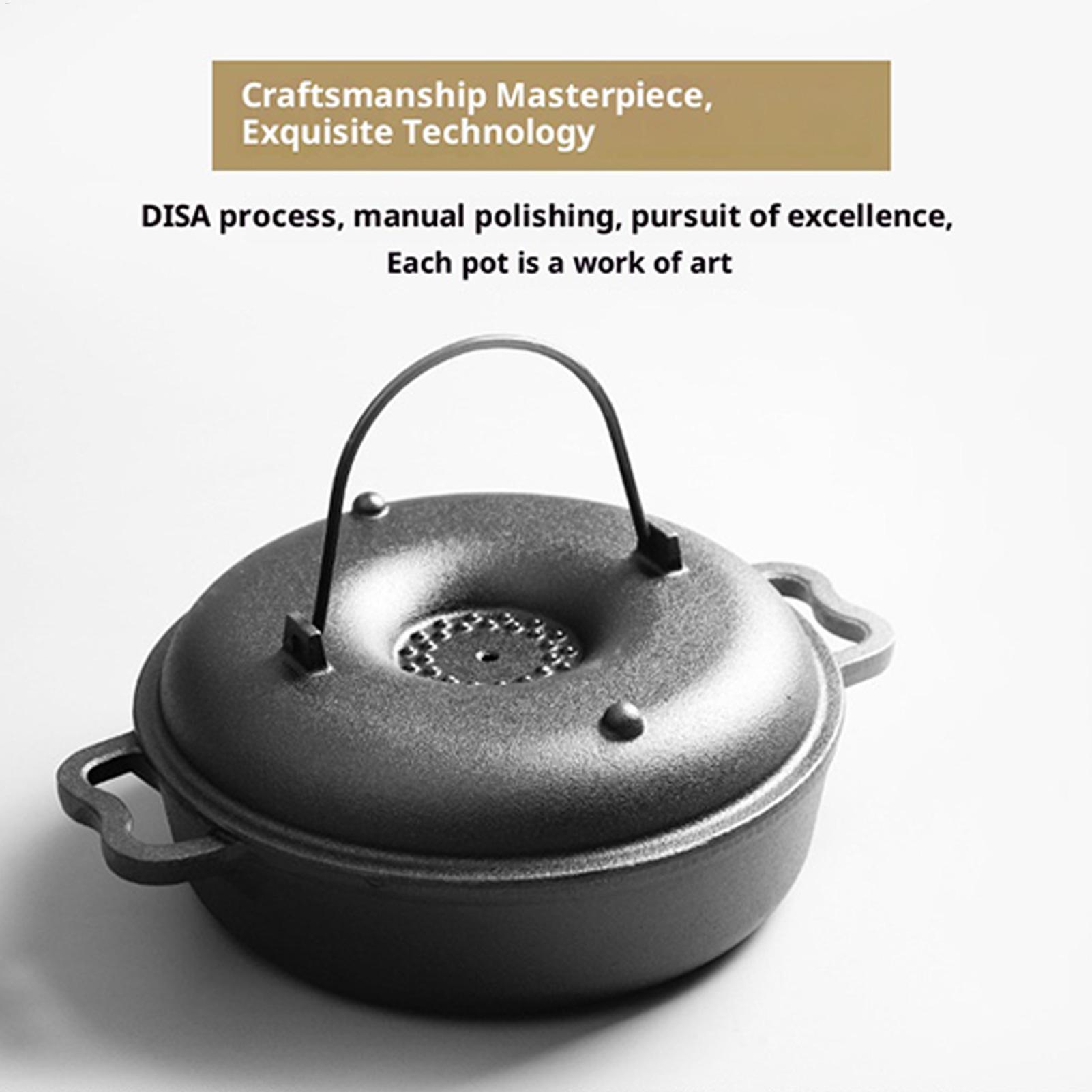 Cast Iron Soup Pot Heavy Duty  - огляд і ціна Camping Cooking Dutch Oven