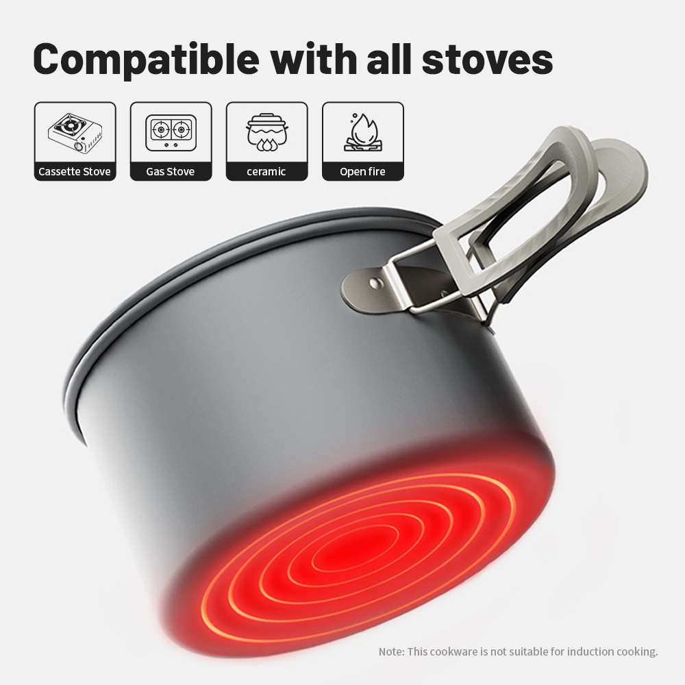 Naturehike Camping Cookware Ki - огляд і ціна Camping Cooking Set Jetboil