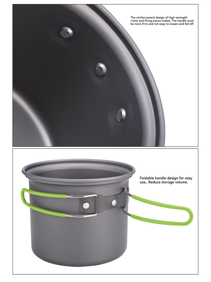 BRS-T15A Camping Cookware Mess - огляд і ціна Camping Cooking Mess Kit