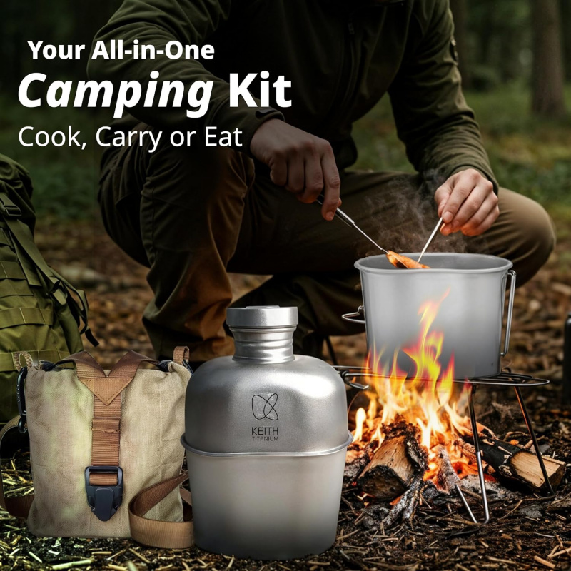 Keith Titanium Bottle Outdoor  - огляд і ціна Camping Cooking Kits