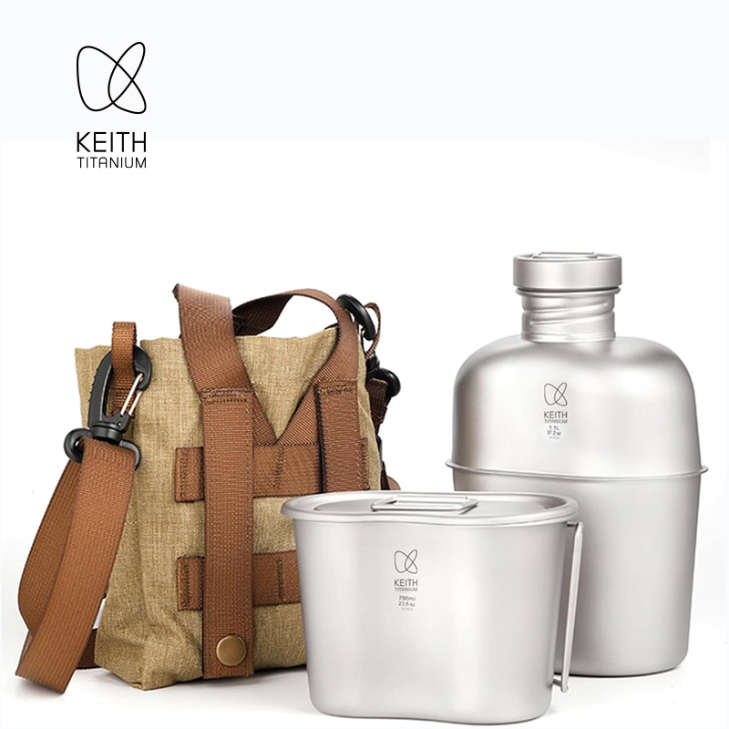 KEITH  Pure Titanium Canteen M - огляд і ціна Camping Cooking Kits