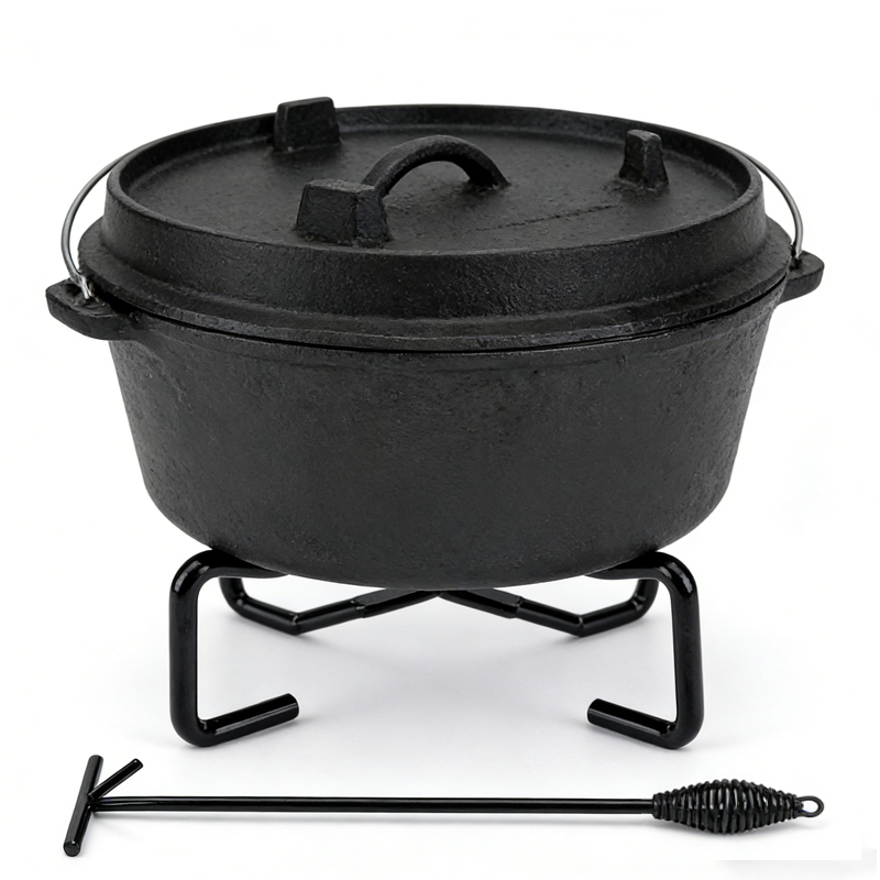 4-in-1 Folding Pot Stand Camp  - огляд і ціна Camping Cooking Dutch Oven