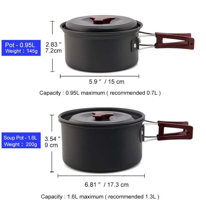 Widesea Camping Cookware Set O - огляд і ціна Camping Cooking Set Jetboil