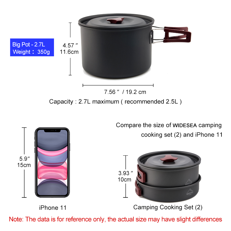 Widesea Camping Cookware Set O - огляд і ціна Camping Cooking Set Jetboil