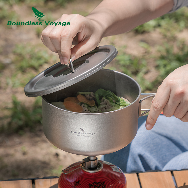 Boundless Voyage Titanium Camp - огляд і ціна Camping Cooking Kits