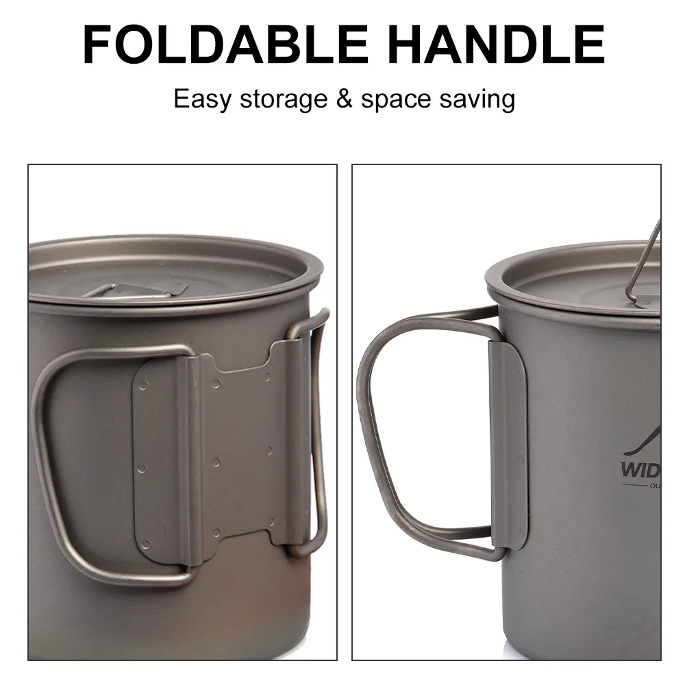 Widesea Camping Mug Titanium C - огляд і ціна Camping Cooking Set Jetboil