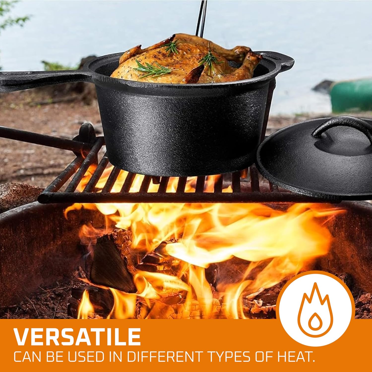Camping Cooking Set Of 7. Pre  - огляд і ціна Camping Cooking Dutch Oven