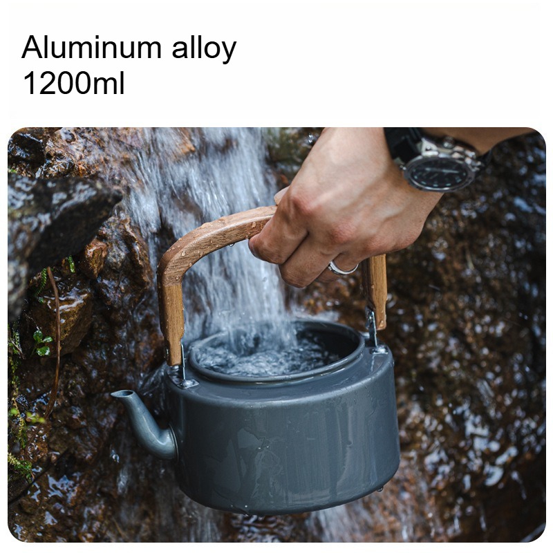 1.2L Lightweight Aluminum Allo - огляд і ціна Camping Cooking Kettle