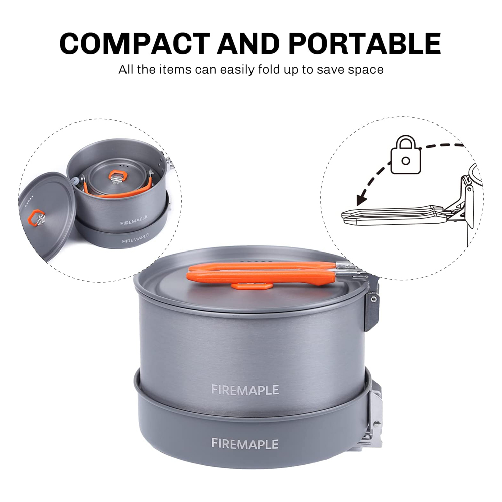 Fire Maple Camping Cookware Ut - огляд і ціна Camping Cooking Kits