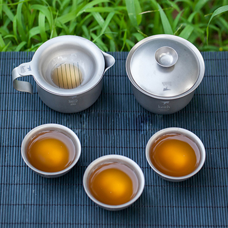Keith Titanium Kung Fu Tea Set - огляд і ціна Camping Cooking Kettle