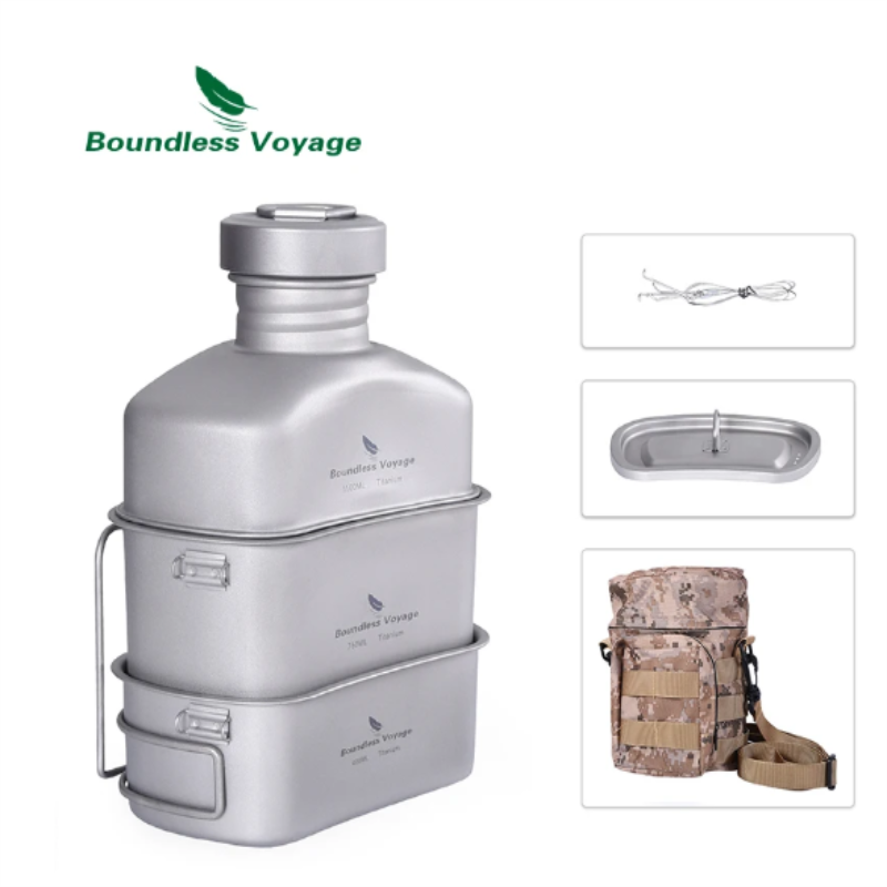 Boundless Voyage Titanium Cant - огляд і ціна Camping Cooking Mess Kit