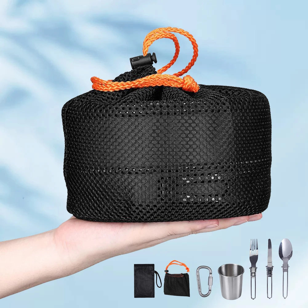Camping Cookware Kit Kettle Po - огляд і ціна Camping Cooking Kits