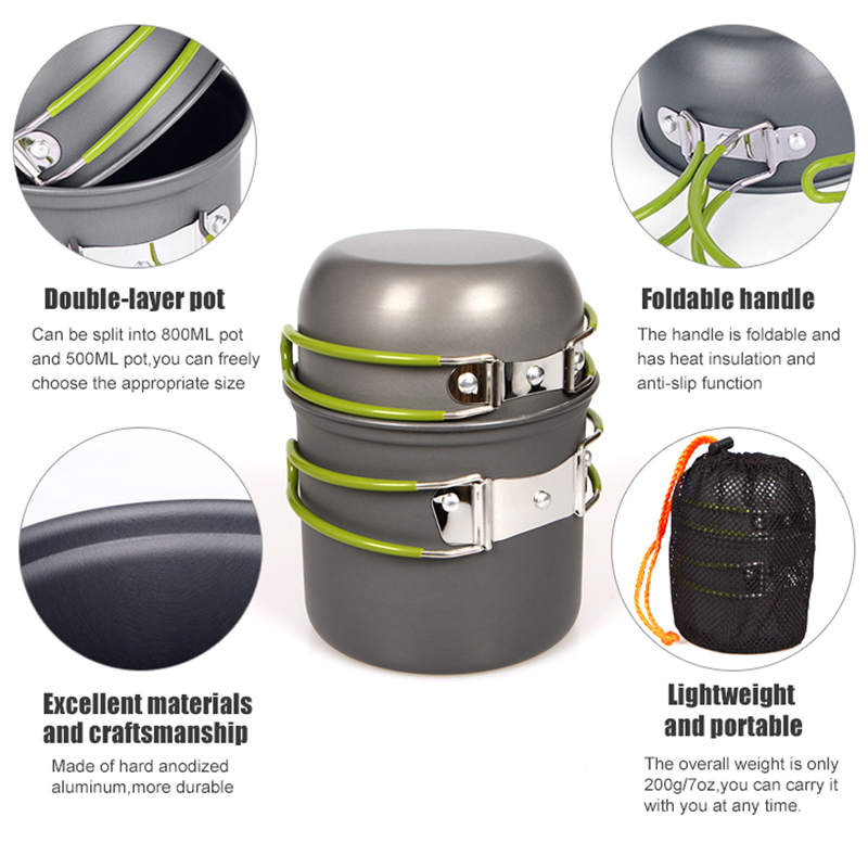 WESTTUNE Camping Pot Hiking Co - огляд і ціна Camping Cooking Set Jetboil