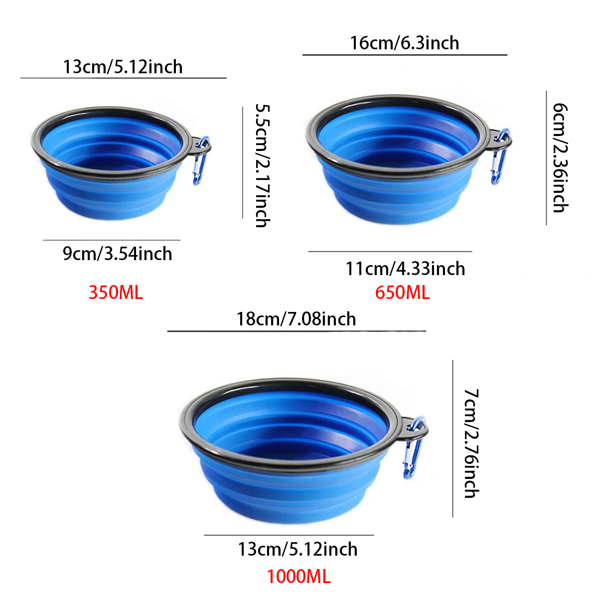 Collapsible Pet Silicone Dog F - огляд і ціна Camping Cooking Dishes