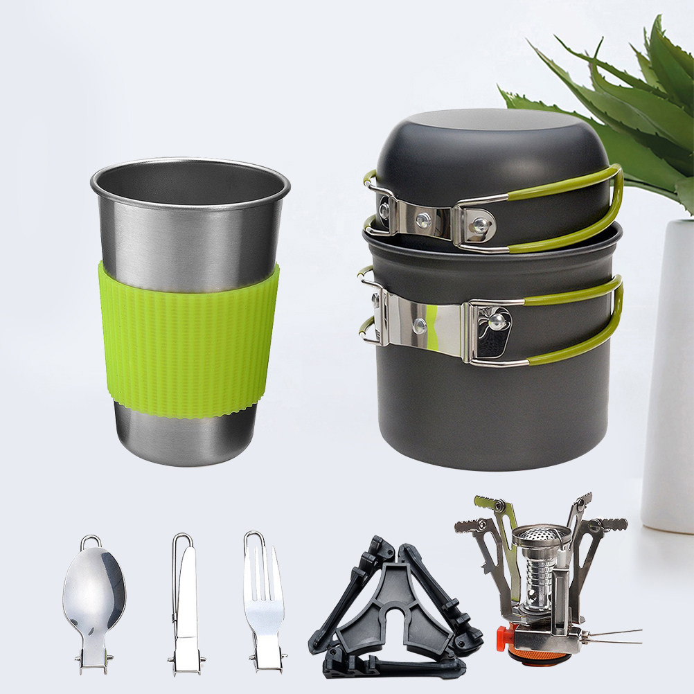 Outdoor Camping Cookware Set L - огляд і ціна Camping Cooking Kits