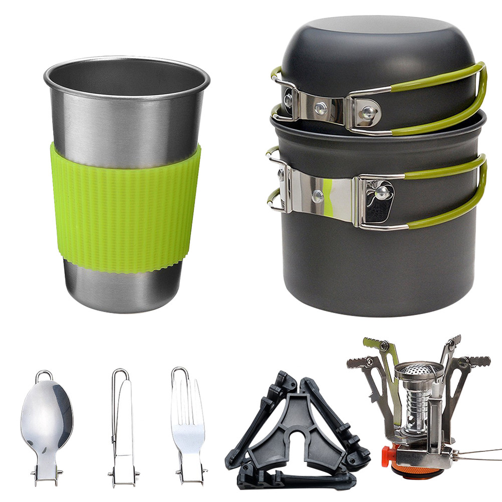 Outdoor Camping Cookware Set L - огляд і ціна Camping Cooking Kits