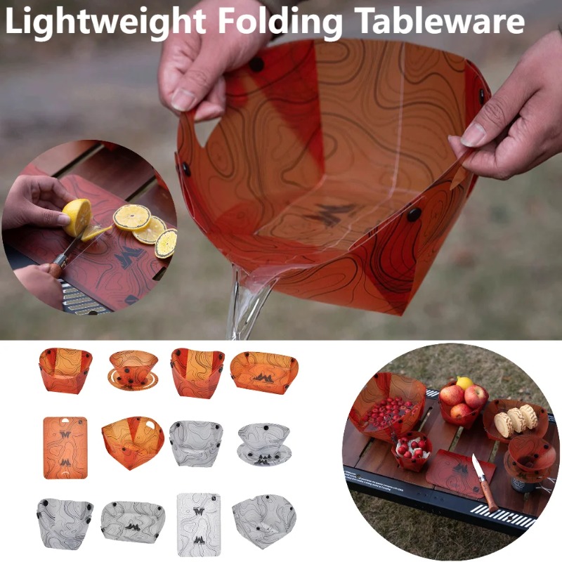 Foldable Camping Tableware Por - огляд і ціна Camping Cooking Dishes