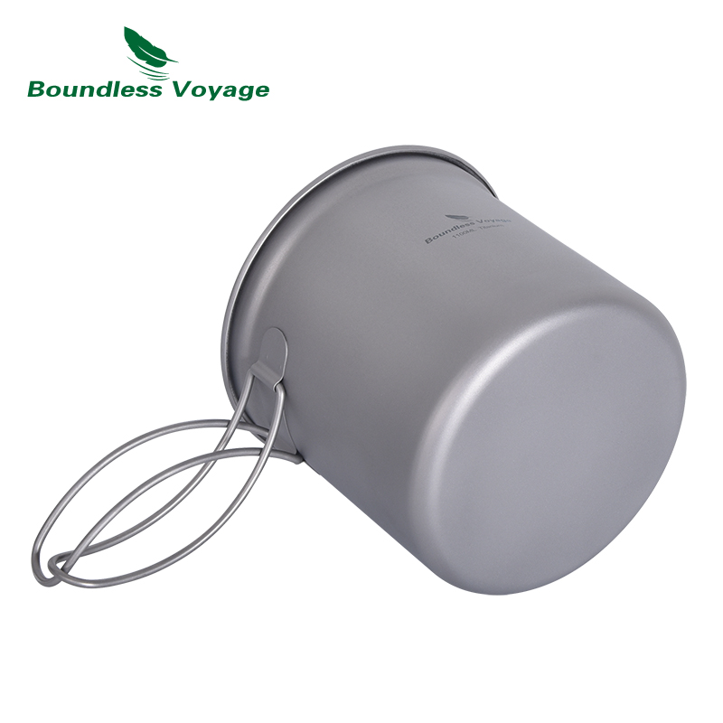 Boundless Voyage Titanium Pot  - огляд і ціна Camping Cooking Mess Kit